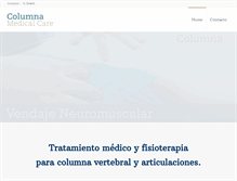 Tablet Screenshot of columnamedicalcare.com